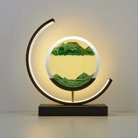 Deep Sea Sandscapes: Verlichte zandkunst voor een rustgevend interieur