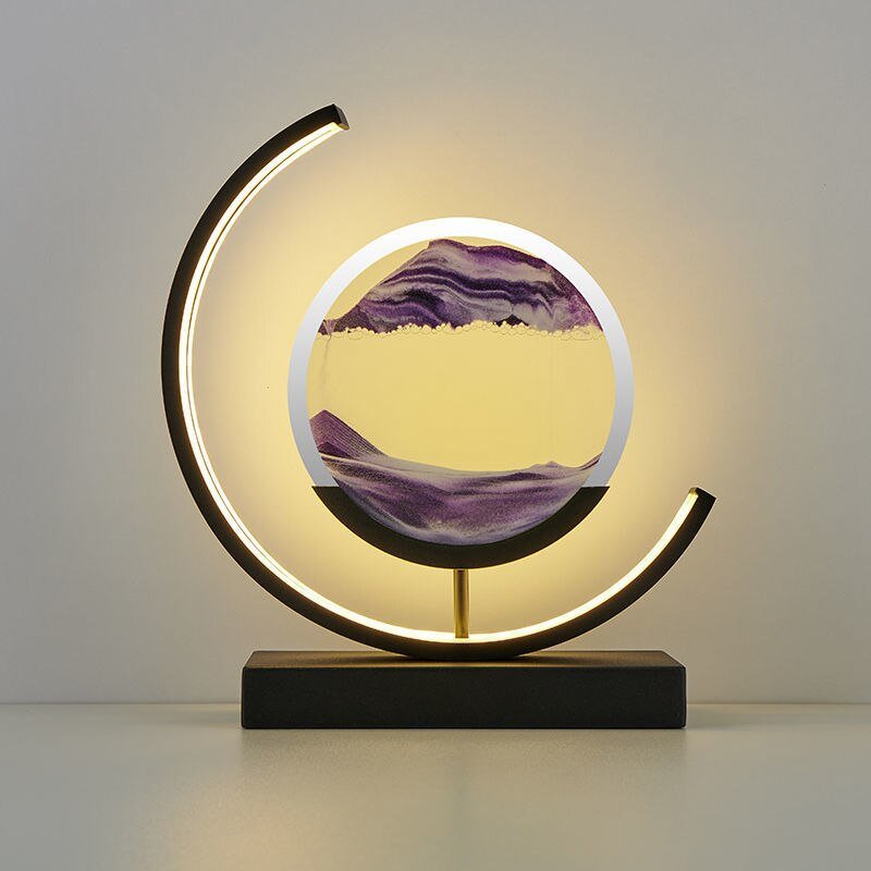 Deep Sea Sandscapes: Verlichte zandkunst voor een rustgevend interieur
