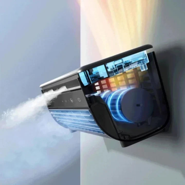 Draadloos oplaadbare airconditioner