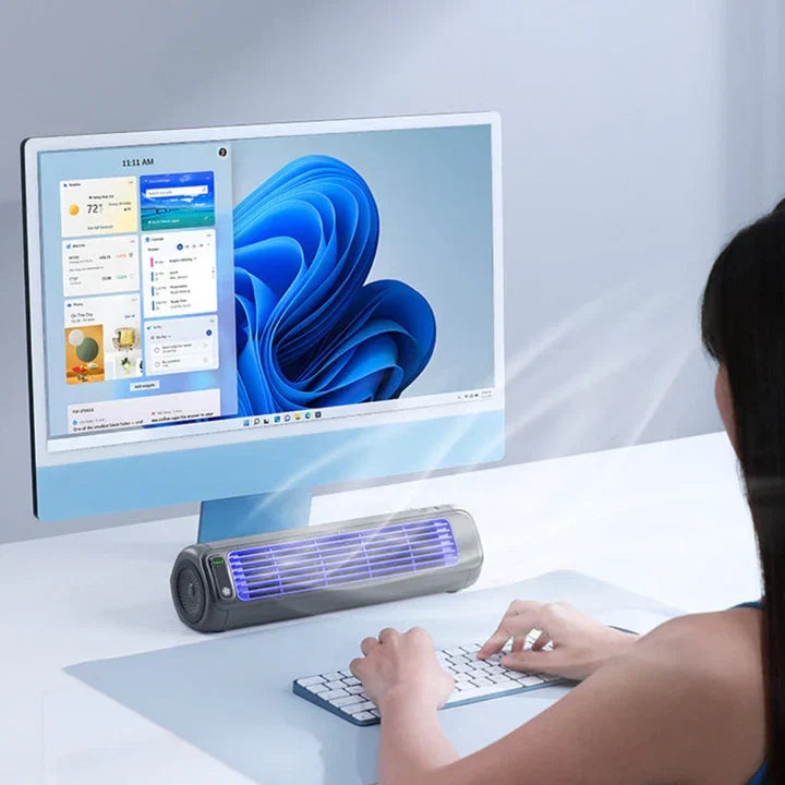 Draadloos oplaadbare airconditioner
