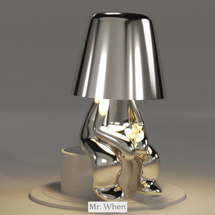 Draadloze tafellamp 5 Brothers – Herlaadbare led-designerlamp met dimbaar licht (warmwit)