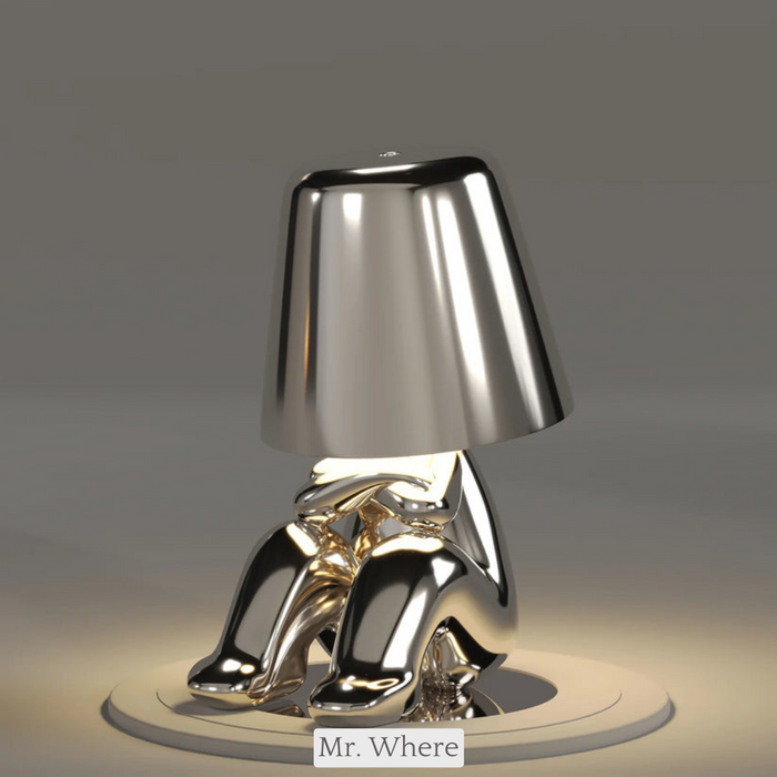 Draadloze tafellamp 5 Brothers – Herlaadbare led-designerlamp met dimbaar licht (warmwit)