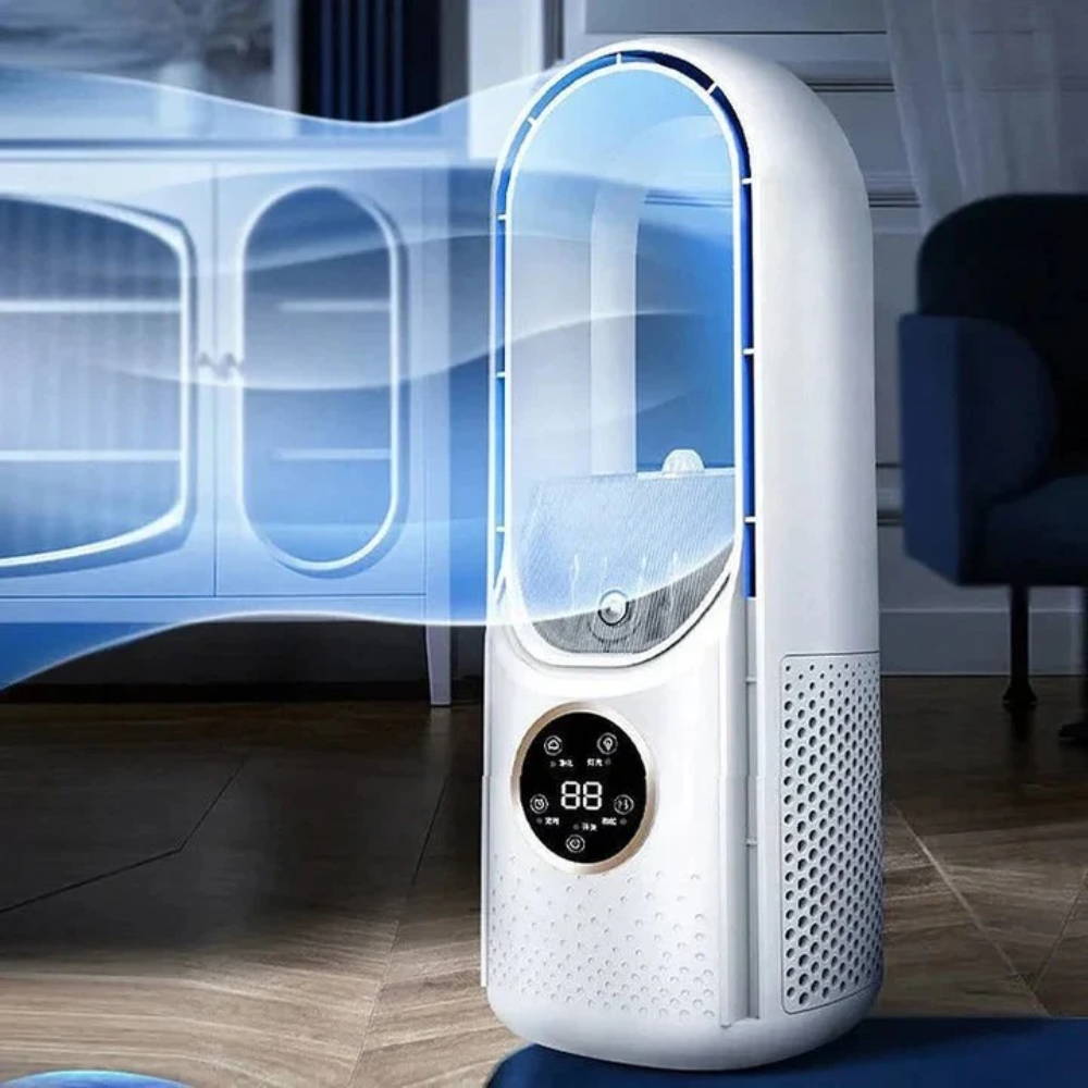 Draagbare airconditioner – Stil, compact en bladloos