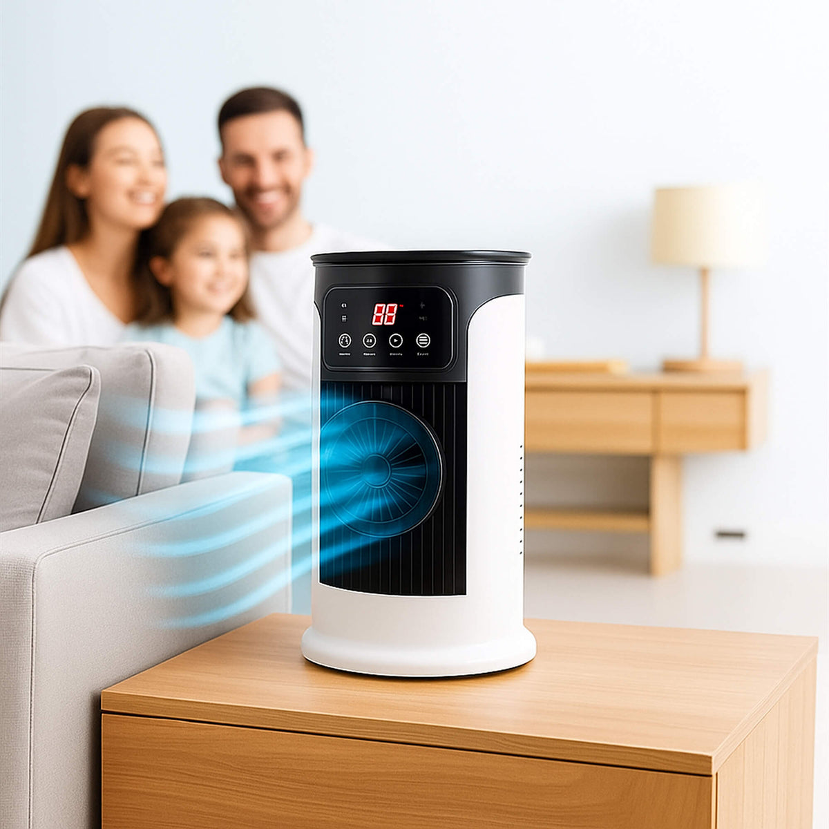 Draagbare Airconditioner | Zonder Afvoerslang, Energiezuinig & Ideaal voor Thuiskantoor en Studentenkamer