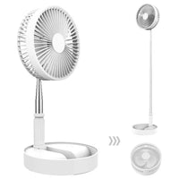 Draagbare oplaadbare opvouwbare tafelventilator