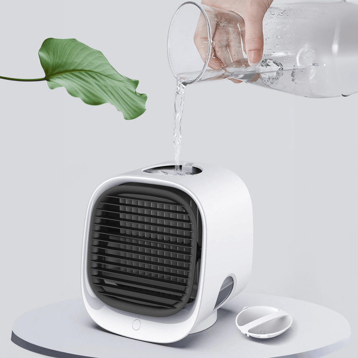 Draagbare USB-auto-airconditioner en mini-luchtkoeler voor persoonlijk gebruik