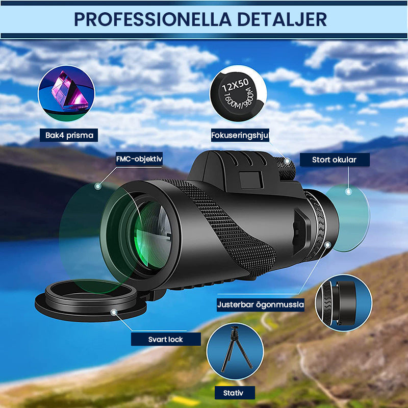 Draagbare Zoom HD 5000M Telescoop voor Outdoor Gebruik