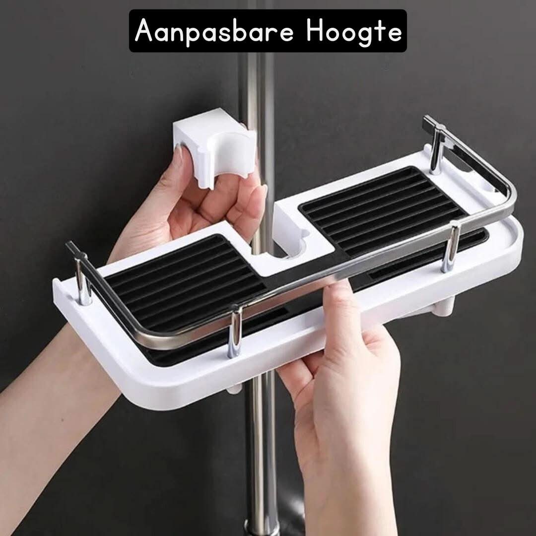 Badkamerplank met haken