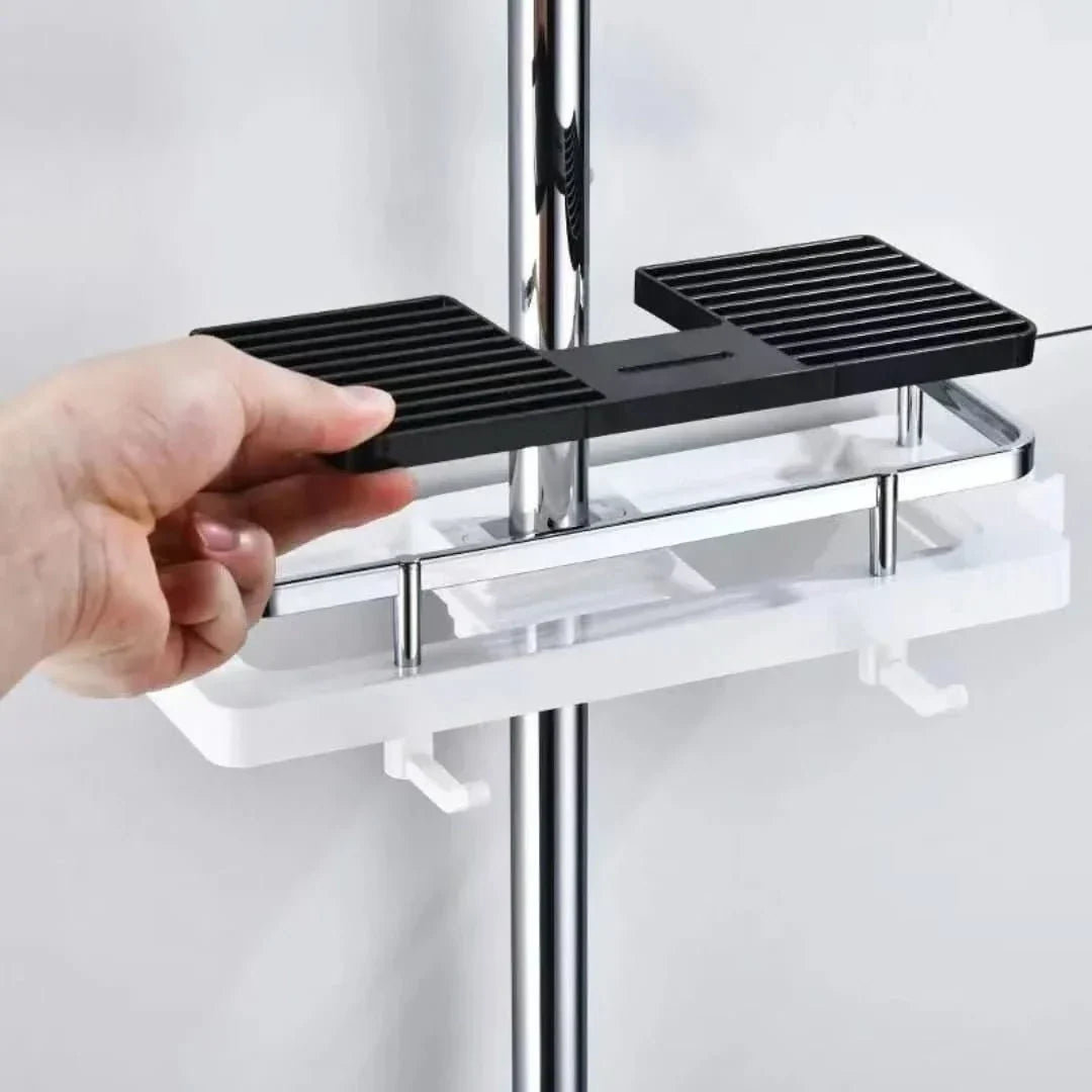 Badkamerplank met haken