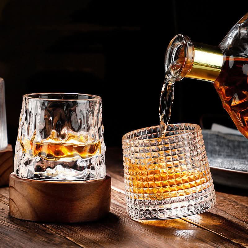 Draaiende Japanse Edo whiskeyglazenset
