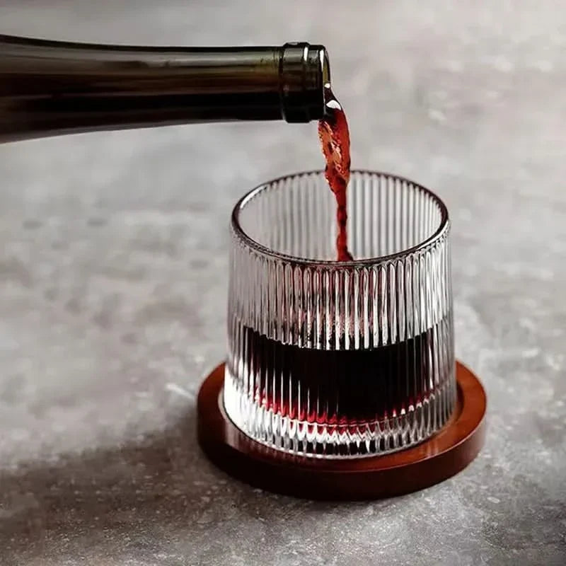 Draaiende Japanse Edo whiskeyglazenset