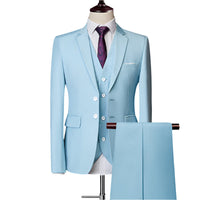 Driedelig herenpak met gilet en pantalon