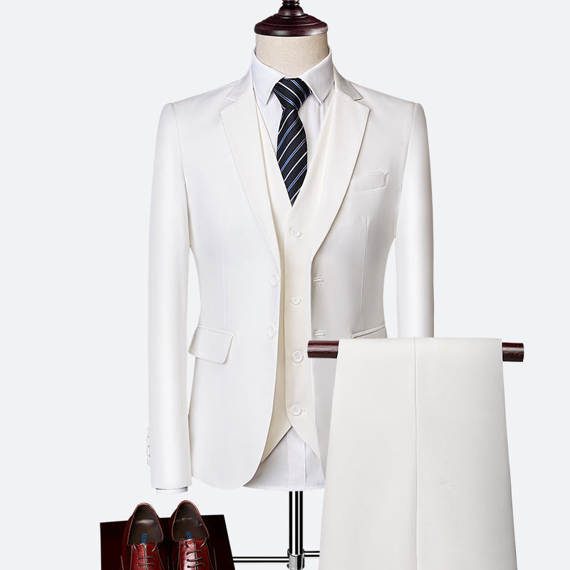 Driedelig herenpak met gilet en pantalon