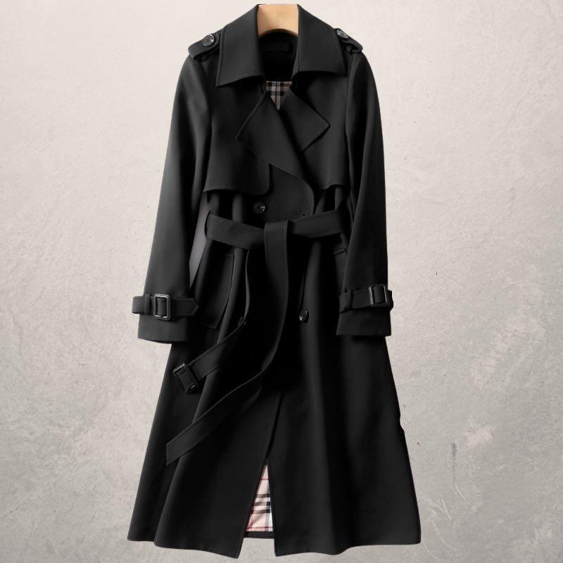 Dubbelrijige trenchcoat voor dames