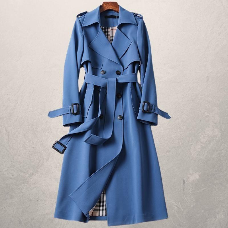 Dubbelrijige trenchcoat voor dames