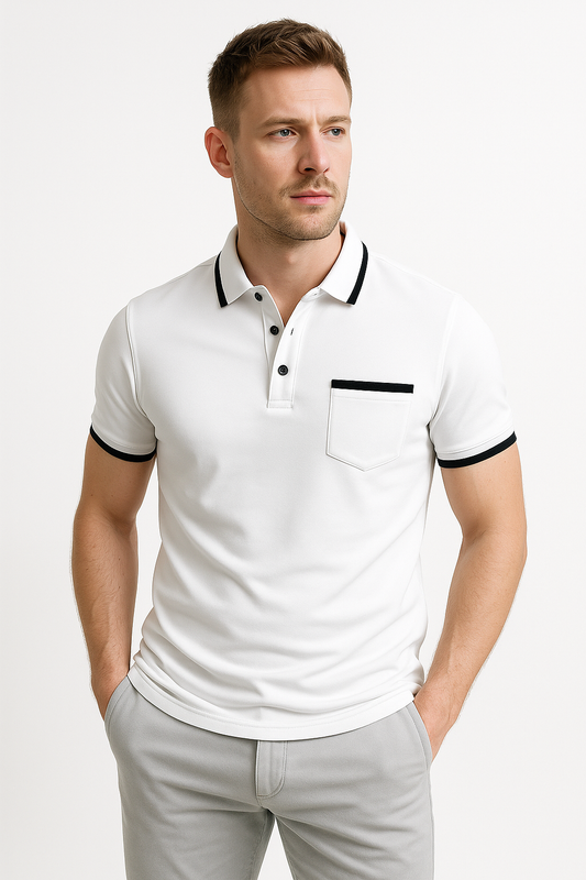Elegant herenpoloshirt voor elke gelegenheid | Hoogwaardig, veelzijdig & comfortabel