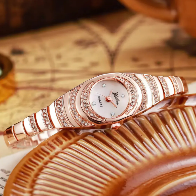 Elegant Horloge: Elegant Modern Dameshorloge Met Cadeauverpakking