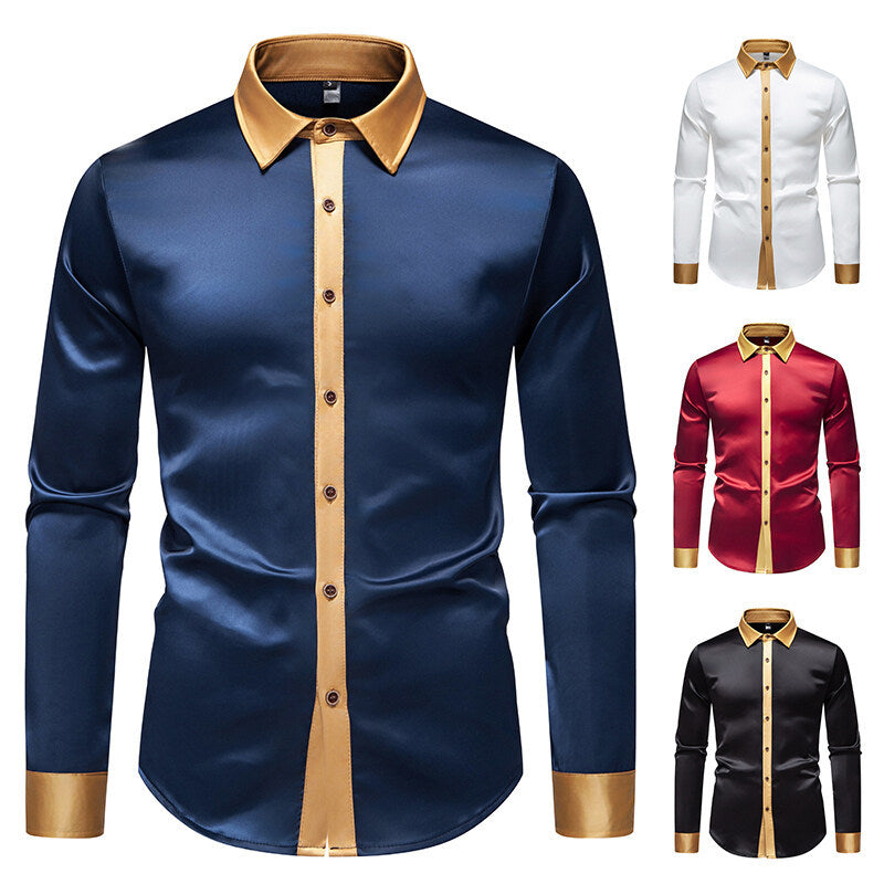 Elegant overhemd met lange mouwen en details