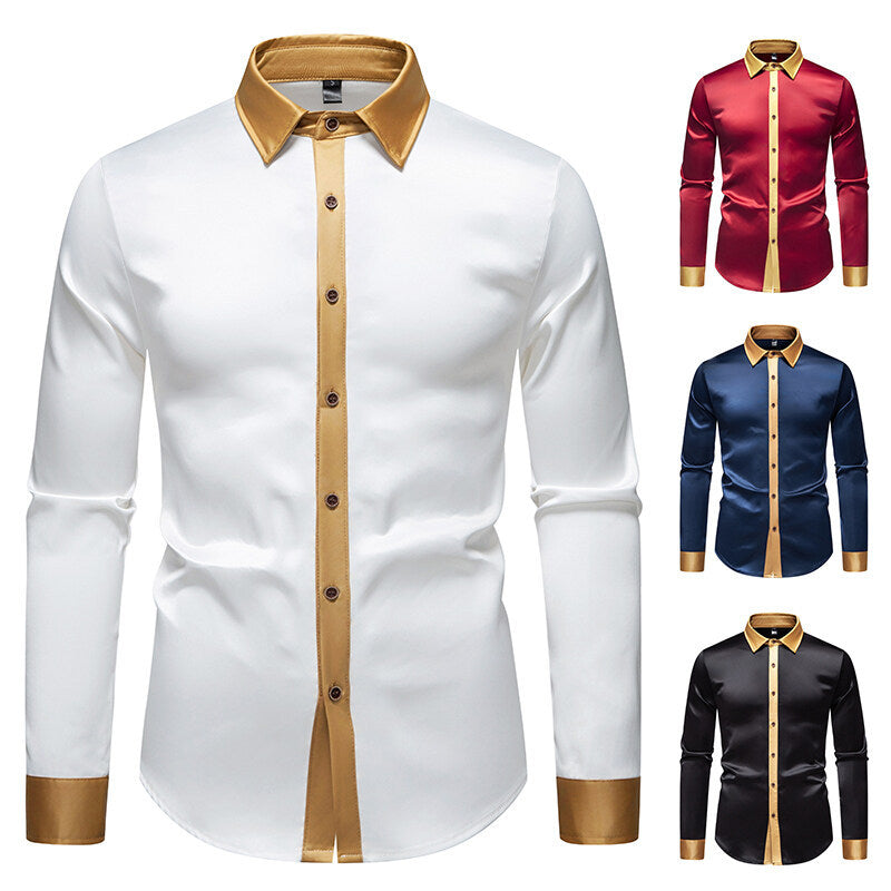 Elegant overhemd met lange mouwen en details