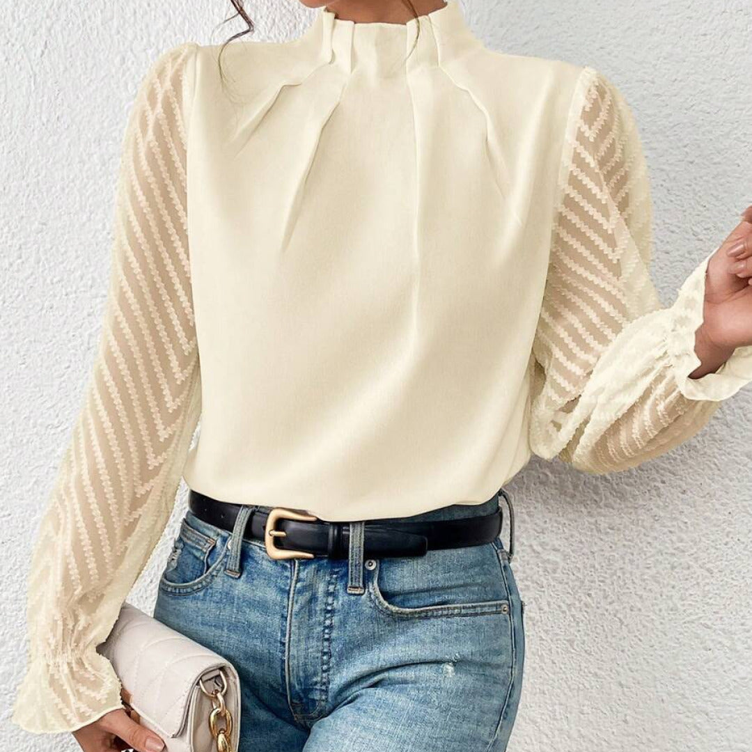 Elegante damesblouse met lange mouwen