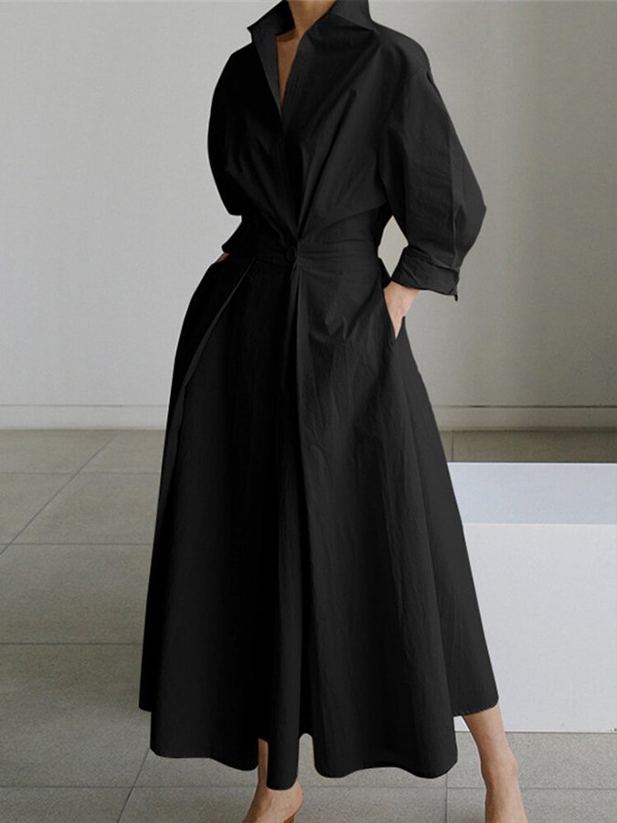 Elegante doorknoopjurk