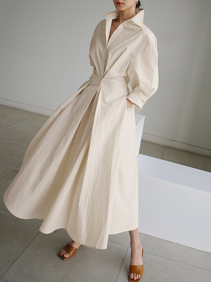 Elegante doorknoopjurk