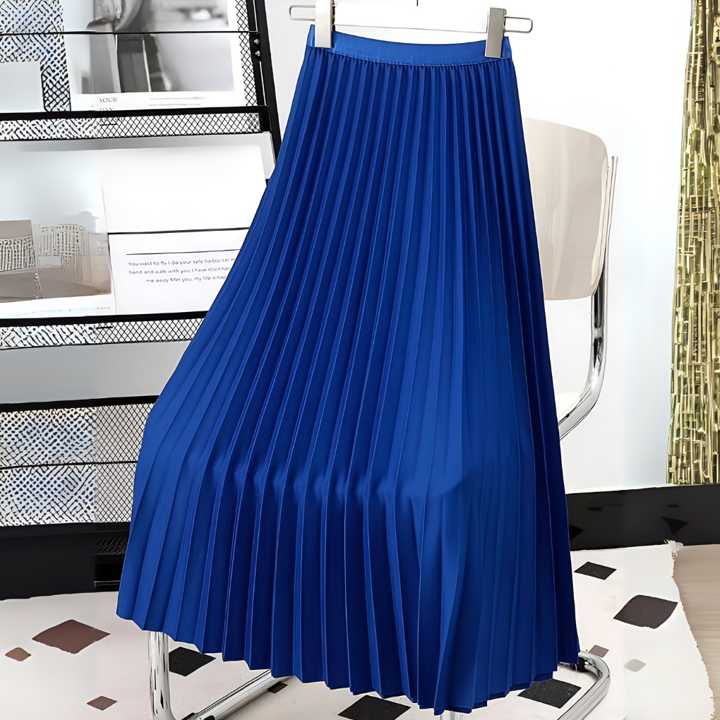 Elegante geplooide midi-rok voor dames