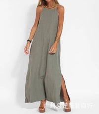 Elegante jurk met splitjes