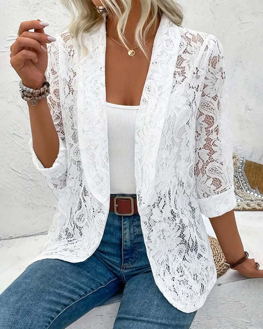 Elegante kant-blazer