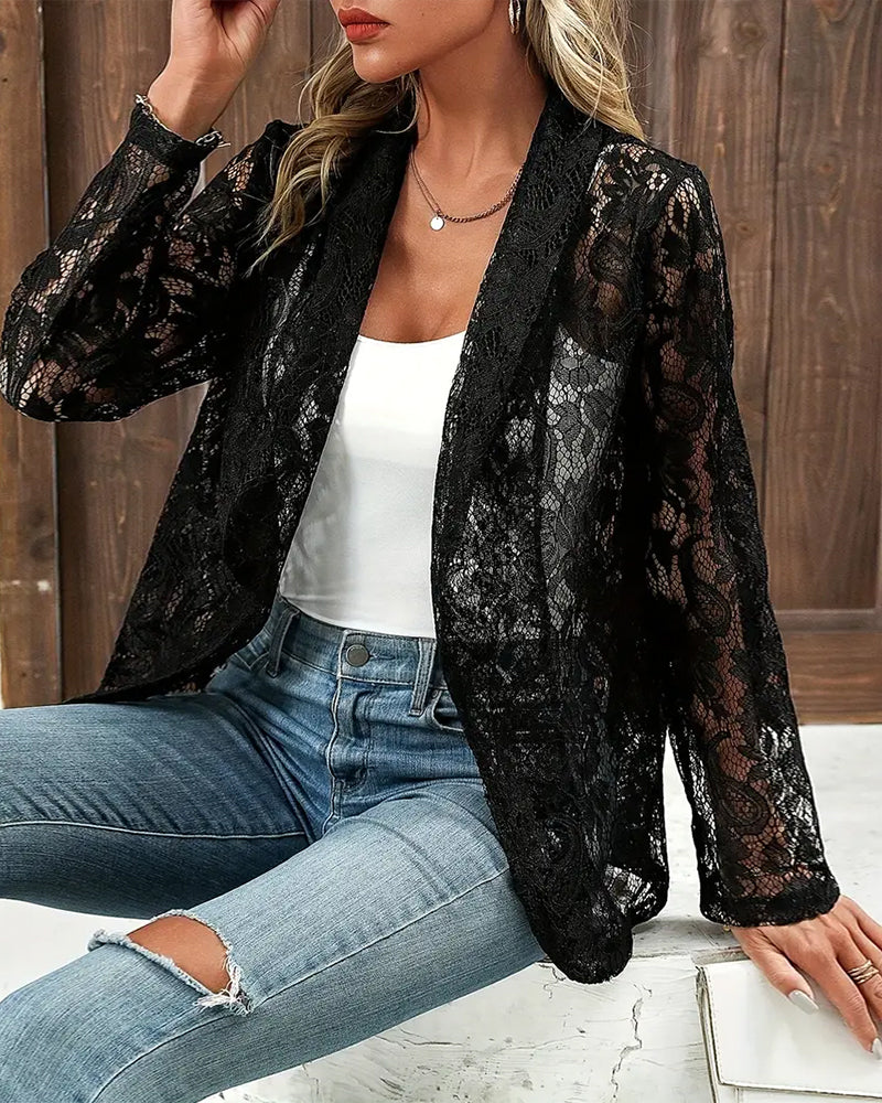 Elegante kant-blazer