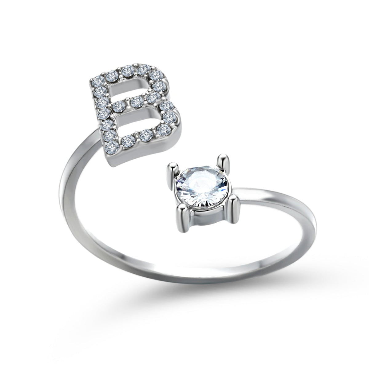 Elegante ring met initialen om herinneringen levend te houden
