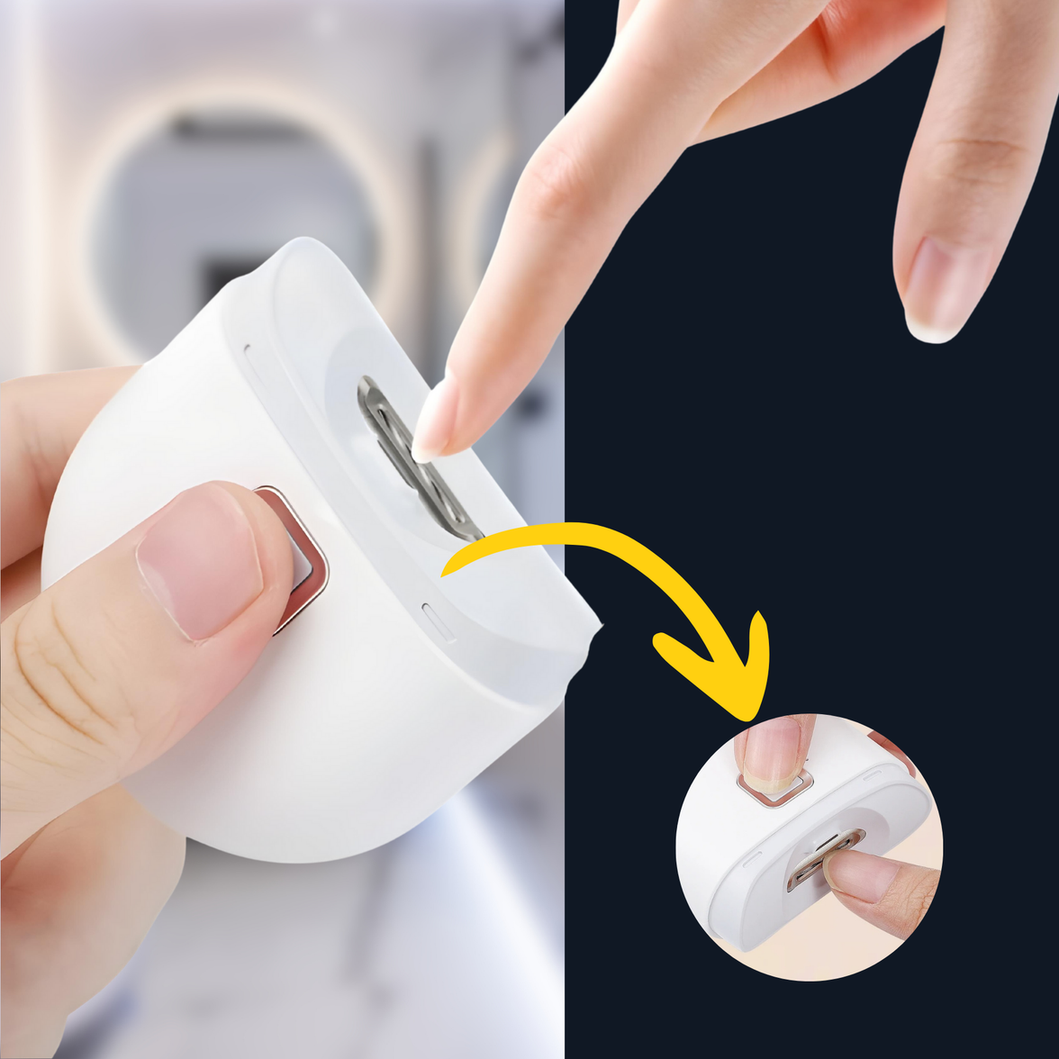 Elektrische nagelknipper