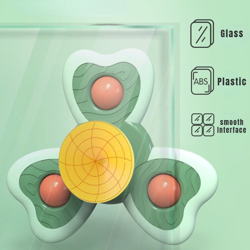 Fidget spinner speelgoed met zuignap