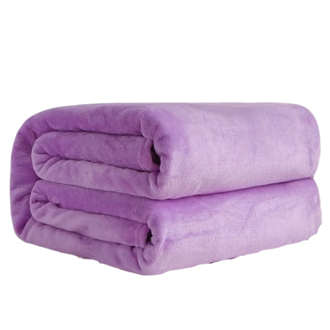 Flanellen deken van coralfleece