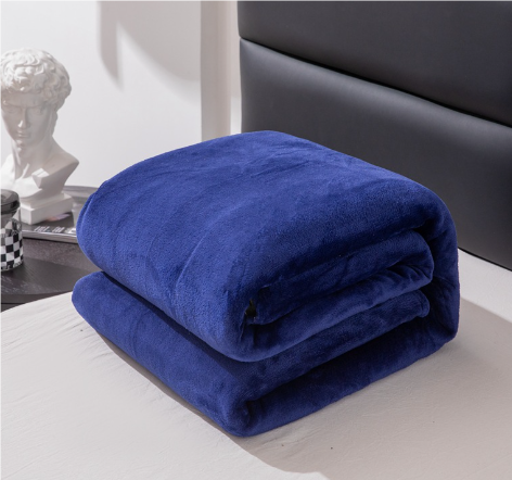 Flanellen deken van coralfleece