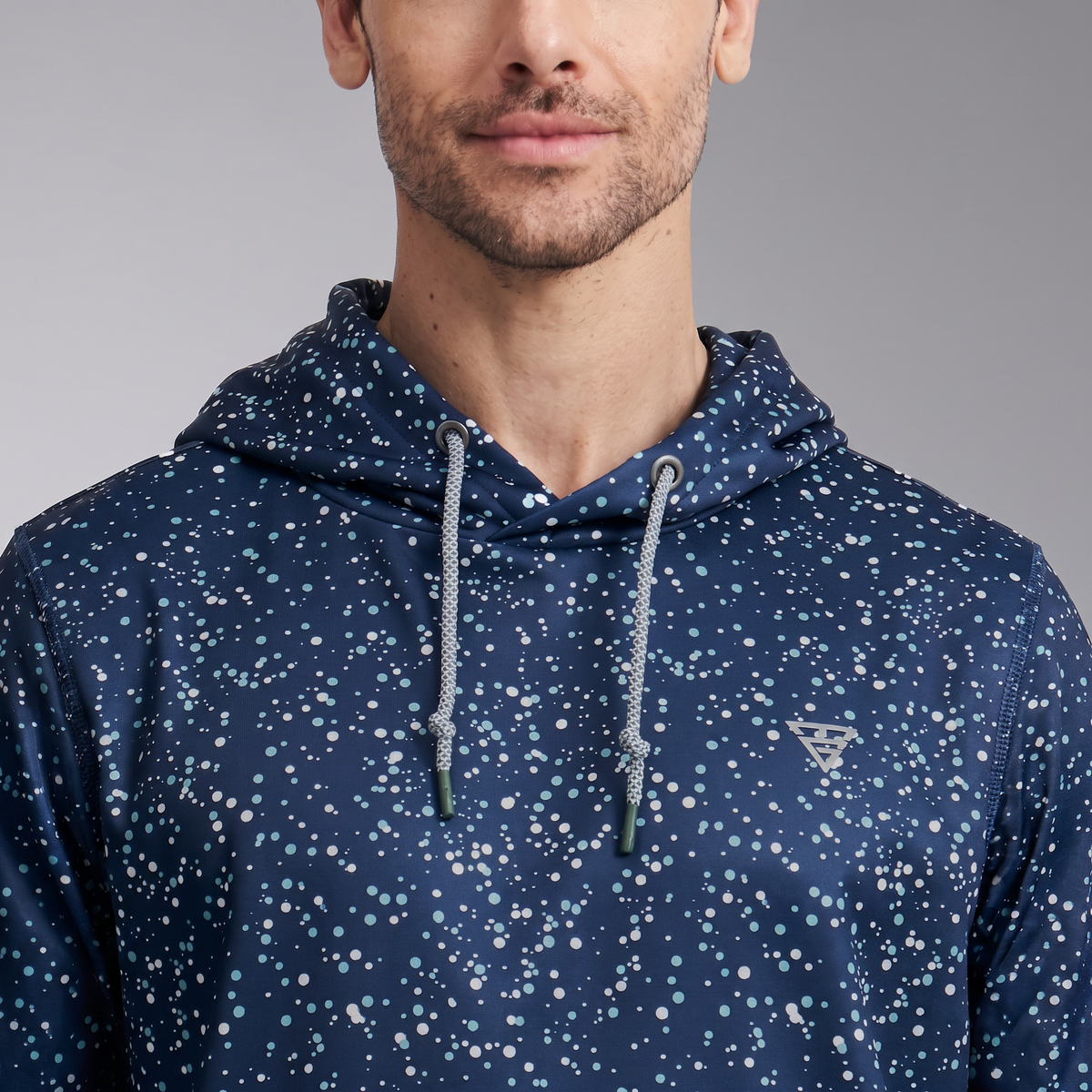 Fleece Hoodie voor Heren met Print | Lichtgewicht en Ademend | Casual Sportieve Stijl