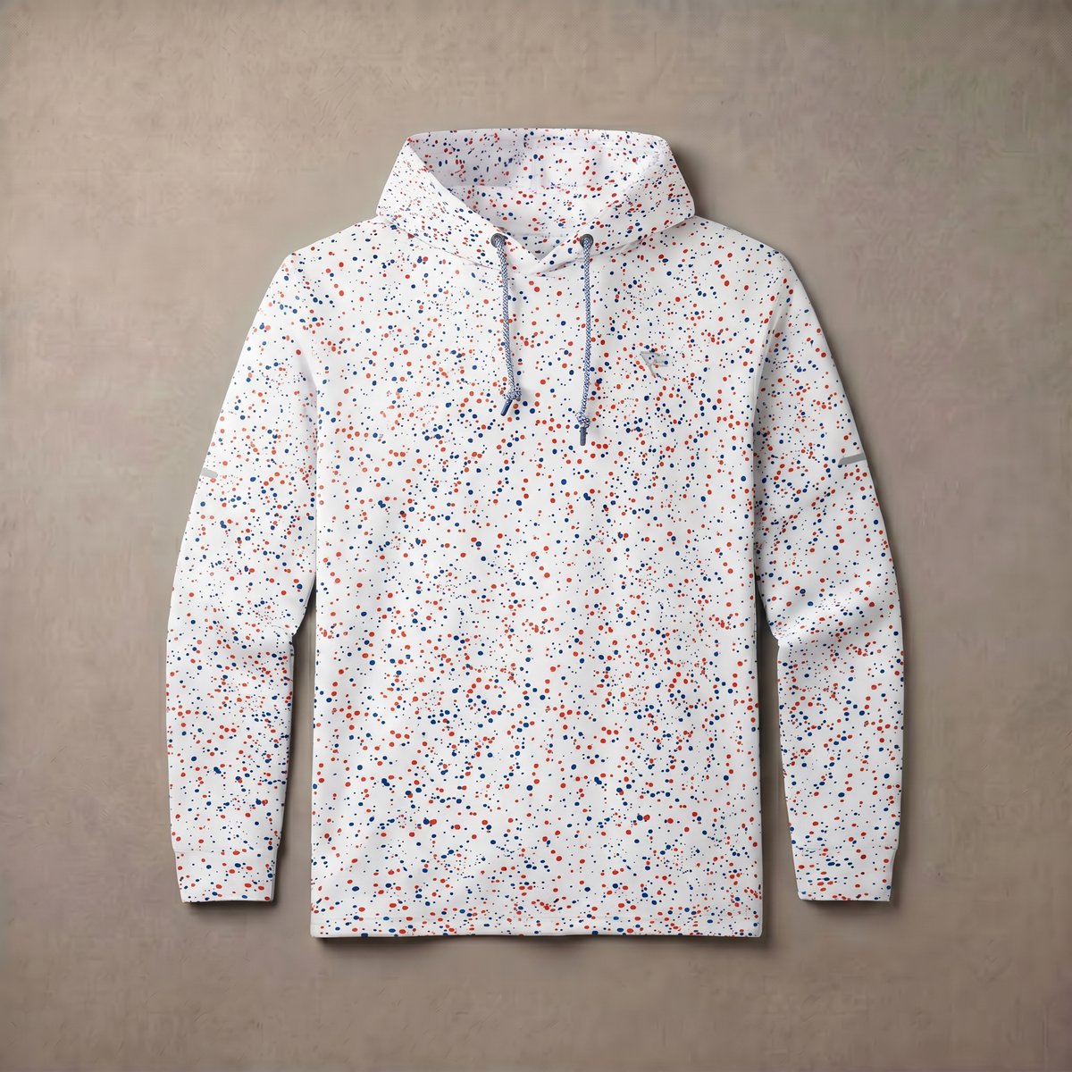 Fleece Hoodie voor Heren met Print | Lichtgewicht en Ademend | Casual Sportieve Stijl