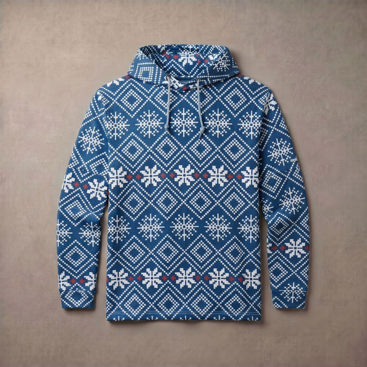 Fleece Hoodie voor Heren met Print | Lichtgewicht en Ademend | Casual Sportieve Stijl