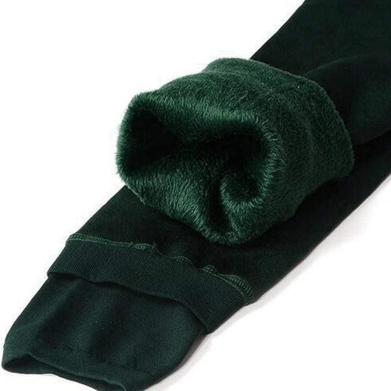 Fleece winterlegging – Thermolegging voor dames, gevoerd met hoge taille, warm & elastisch, 8 kleuren