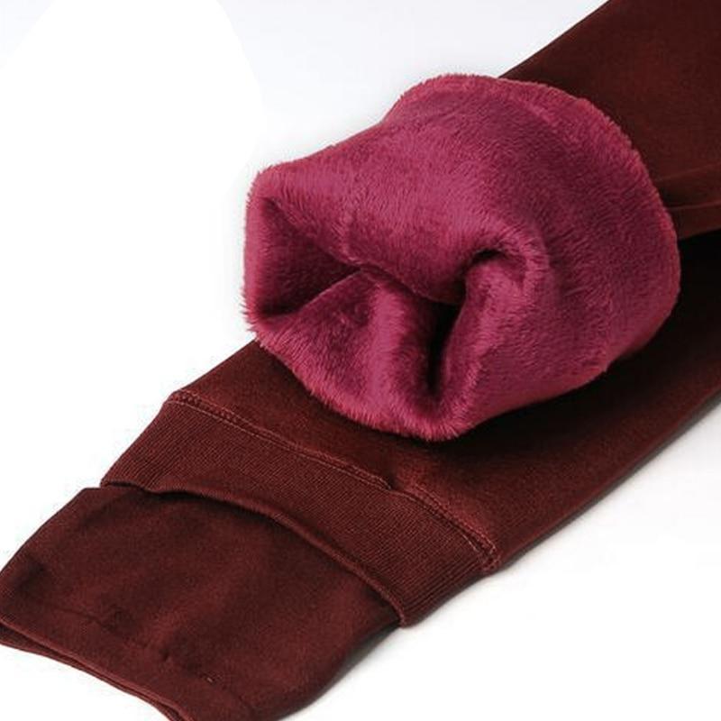 Fleece winterlegging – Thermolegging voor dames, gevoerd met hoge taille, warm & elastisch, 8 kleuren