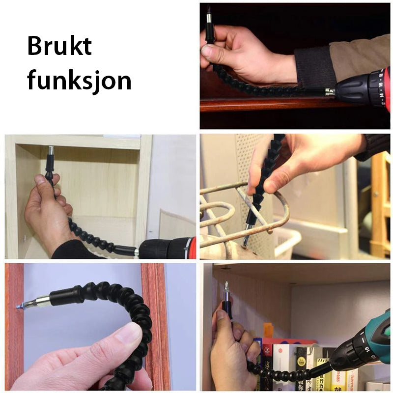 Flexibele boorverlengas | Schroefhouder voor moeilijk bereikbare plekken