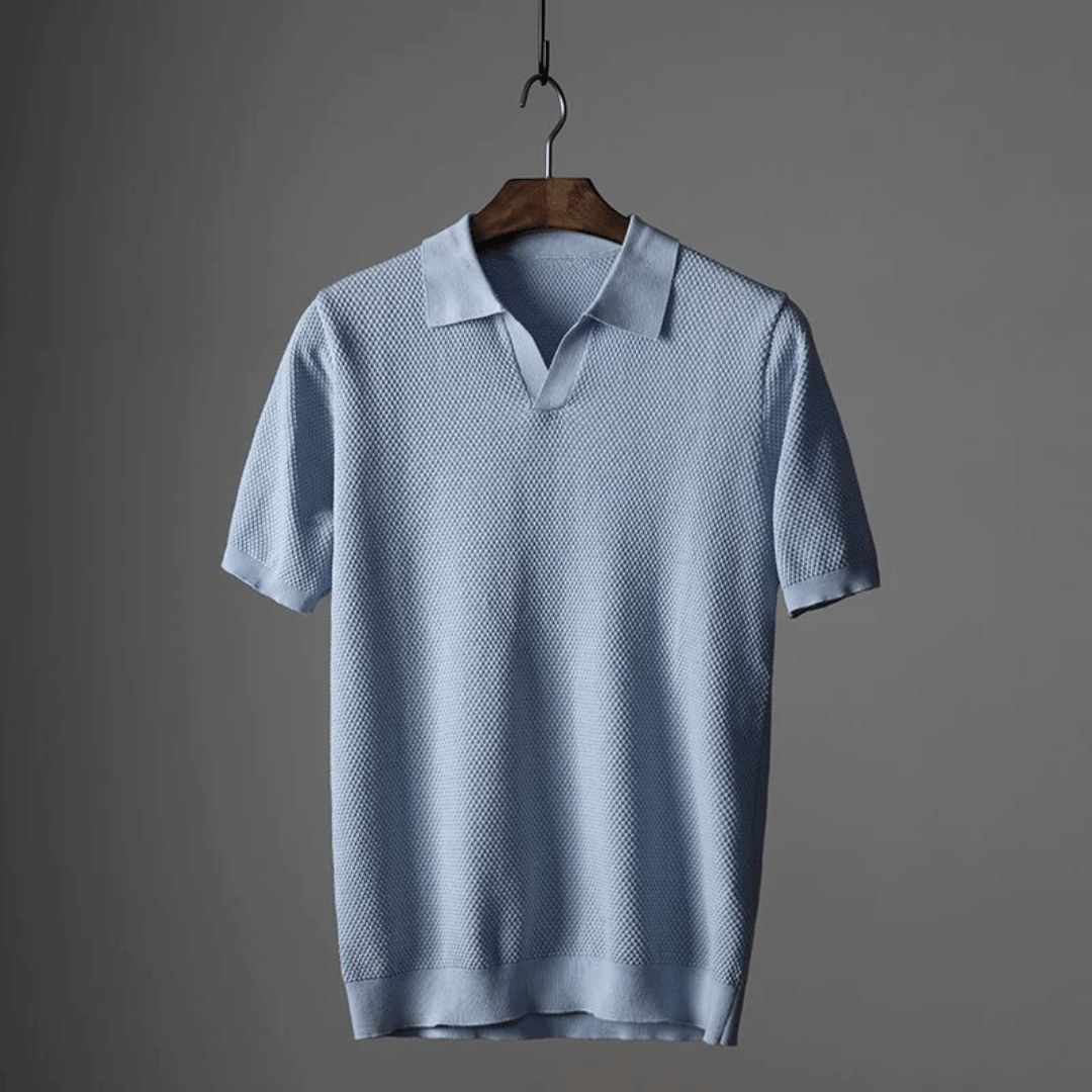Gebreid Poloshirt voor Heren – Ademend Comfort & Elegante Stijl