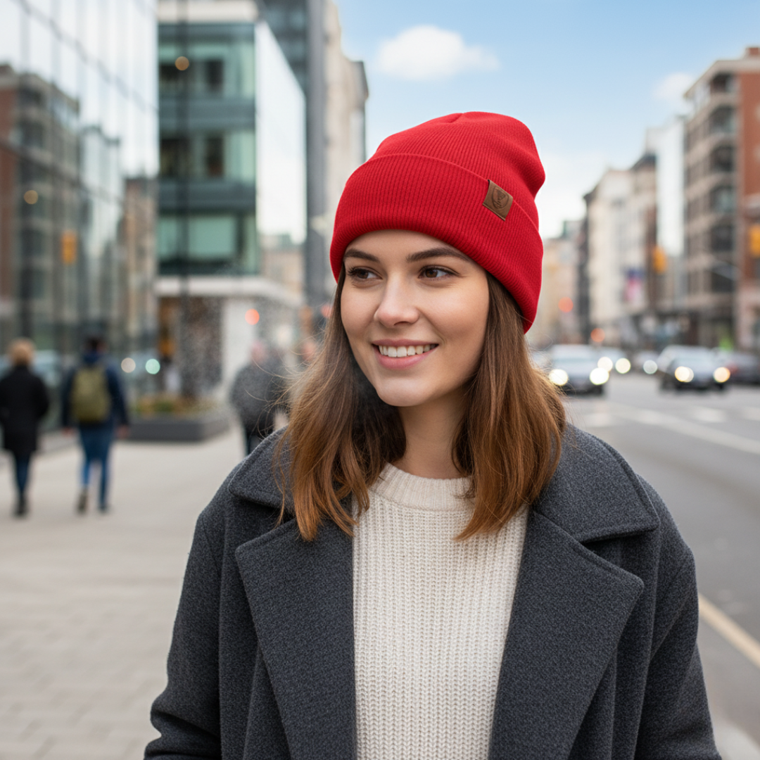Gebreide beanie