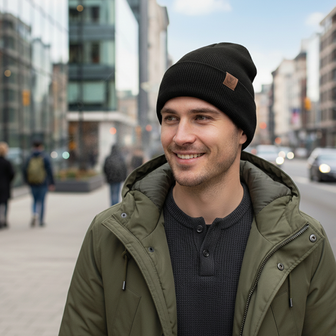 Gebreide beanie