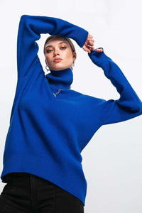 Gebreide oversized coltrui voor dames