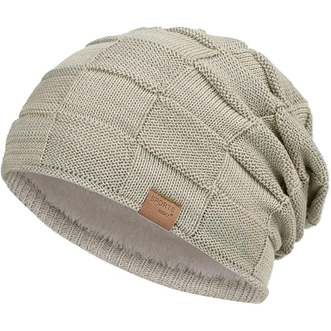 Gebreide slouchy beanie