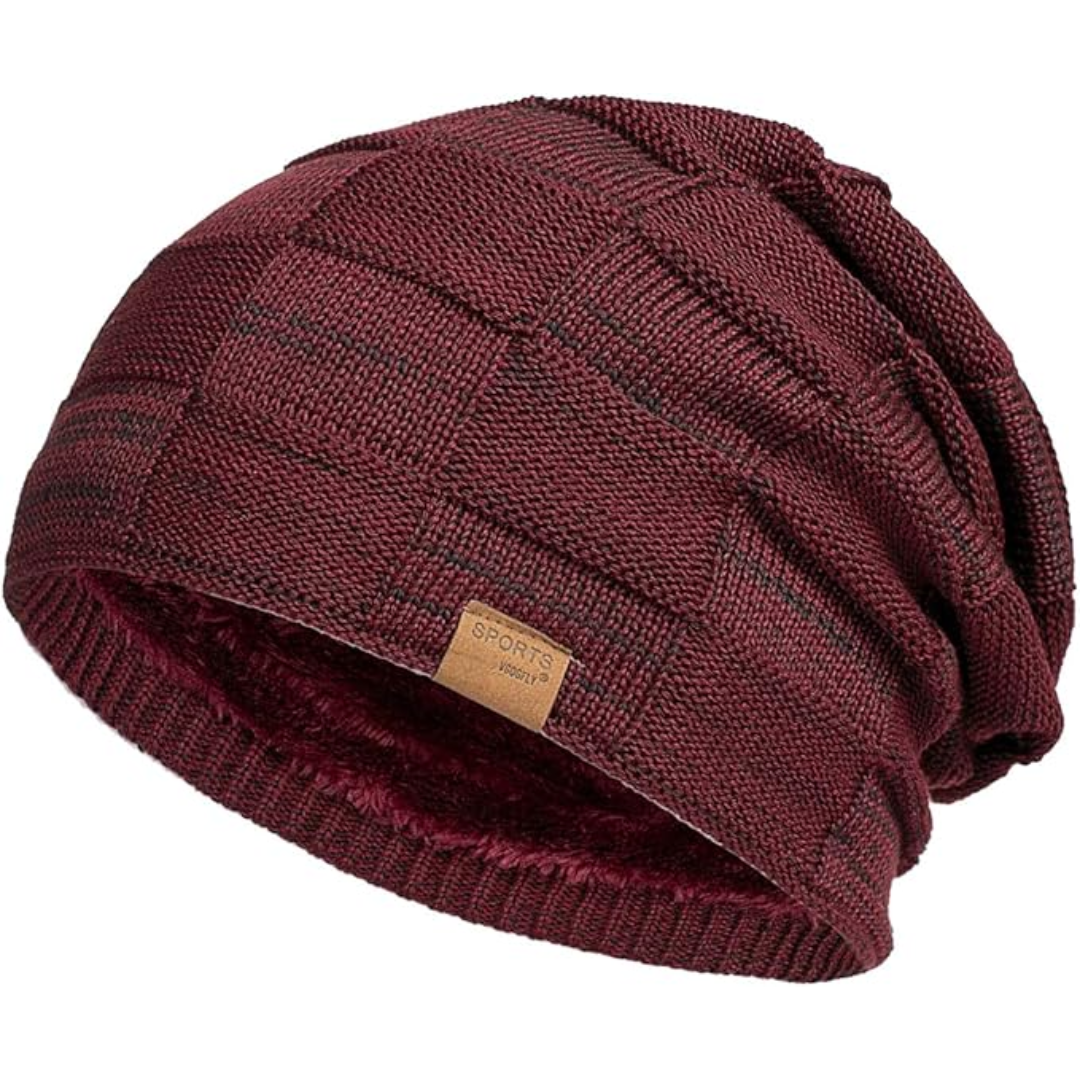 Gebreide slouchy beanie