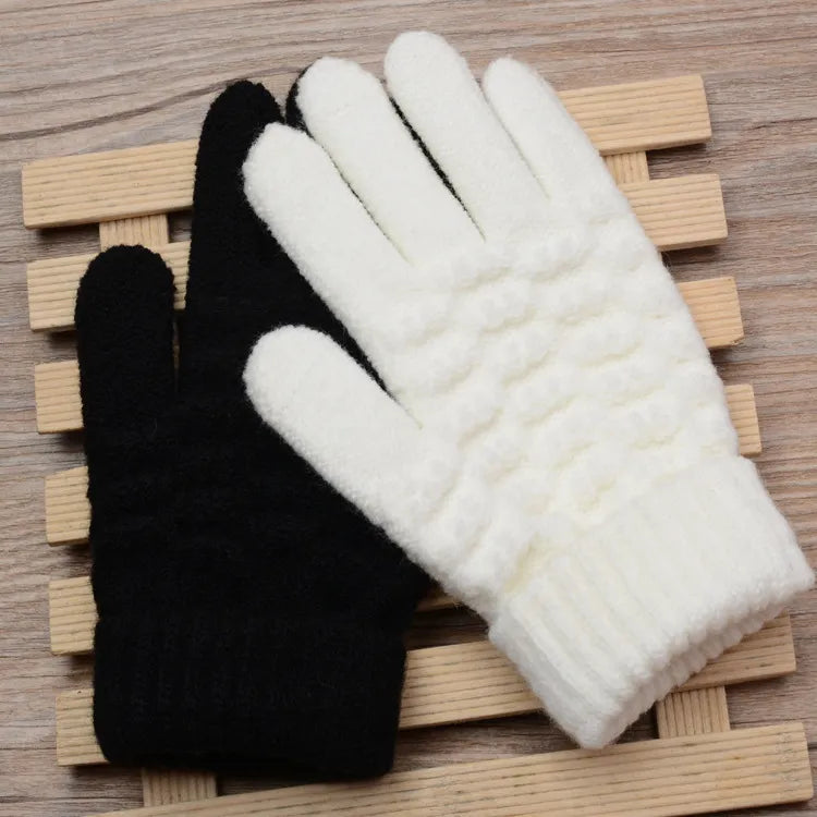 Gebreide touchscreen handschoenen voor dames