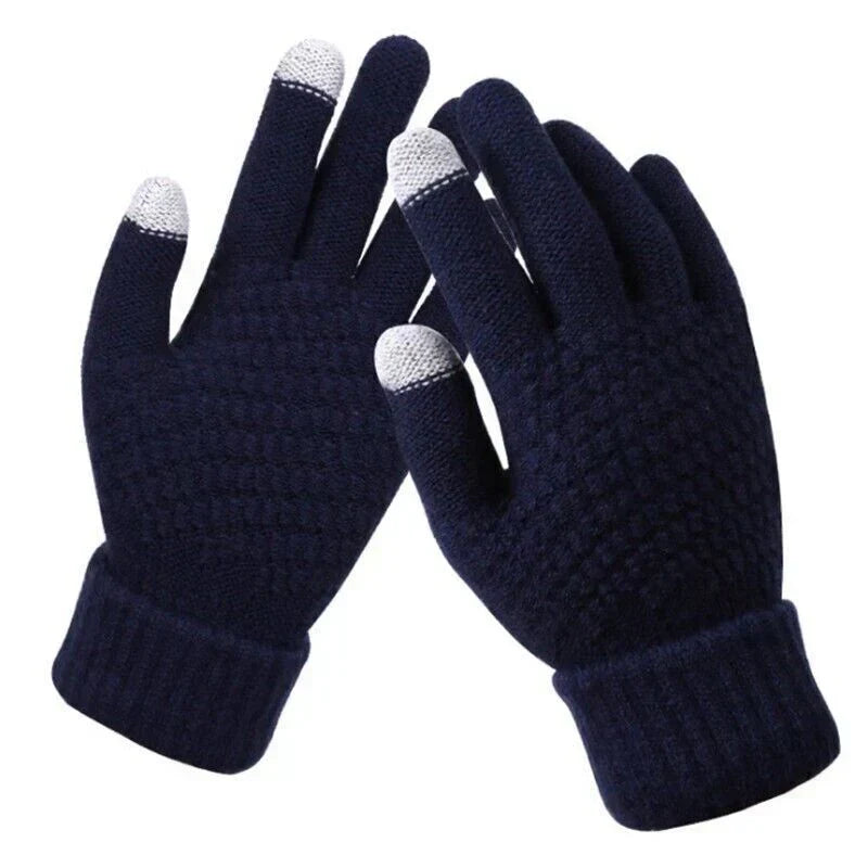Gebreide touchscreen handschoenen voor dames