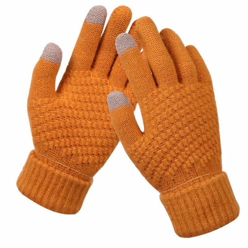 Gebreide touchscreen handschoenen voor dames
